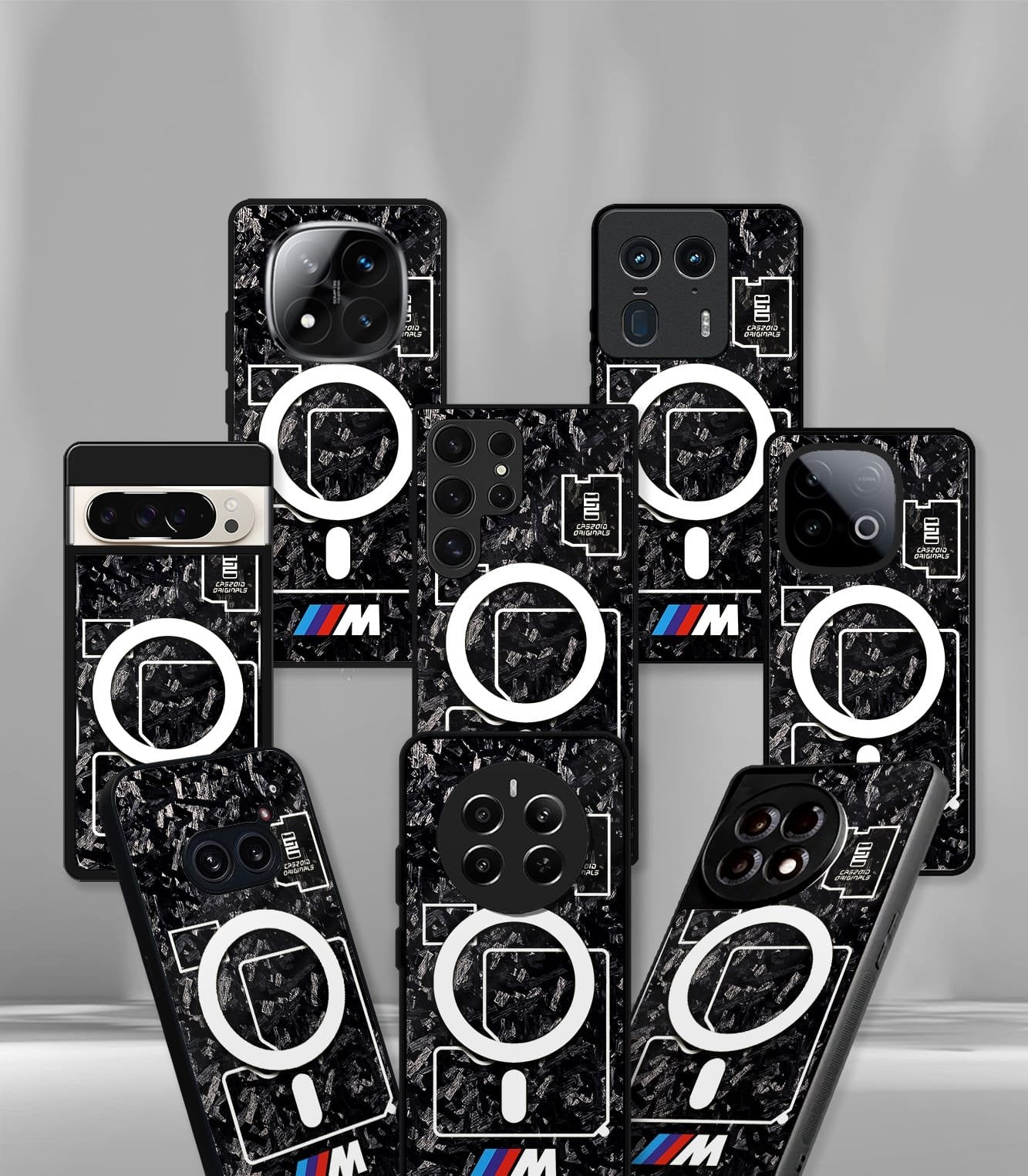 carbon fiber cyber pattern premium glossy phonecase