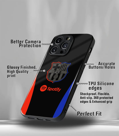 FC Barcelona Spotify Kit Premium Glossy PhoneCase