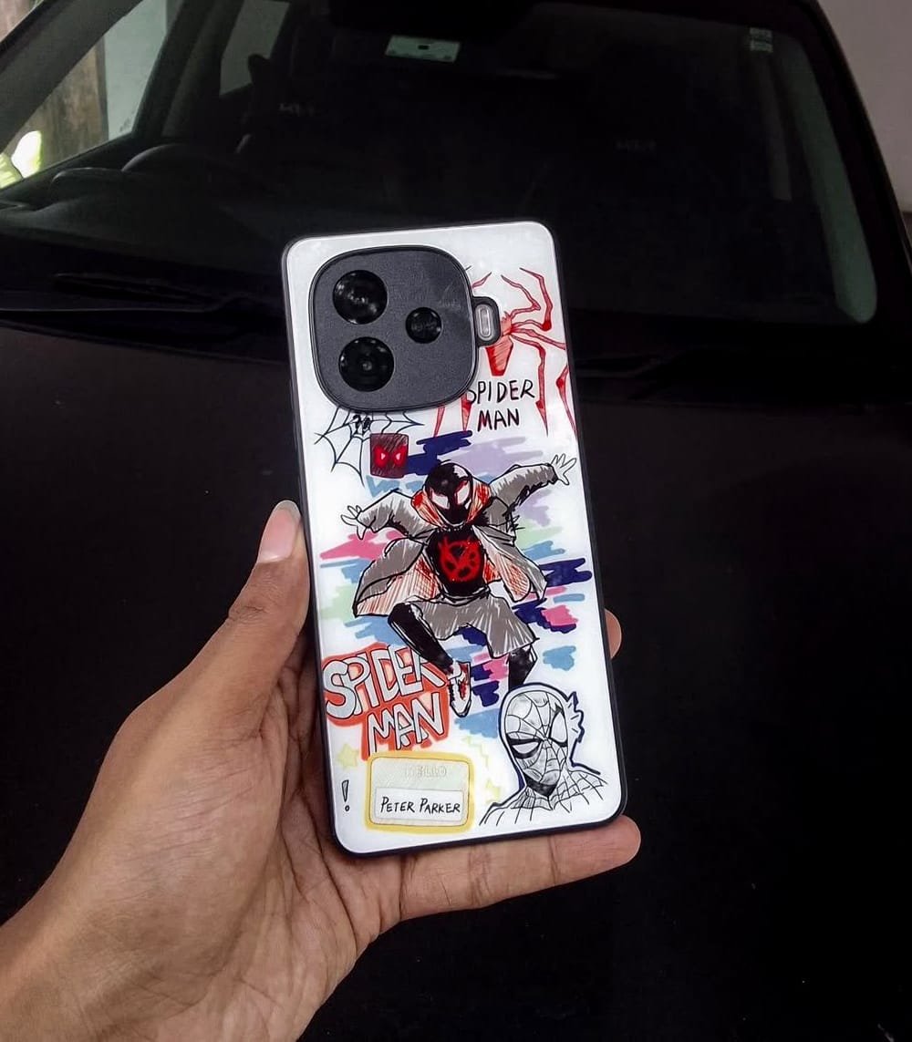 superhero collage premium glossy phonecase