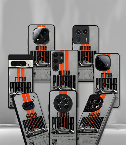 Porsche 911 GT3RS Grey Premium Glossy PhoneCase