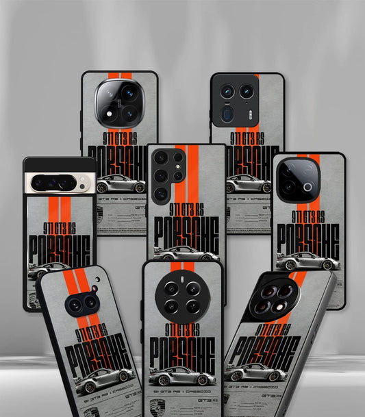 Porsche 911 GT3RS Grey Premium Glossy PhoneCase