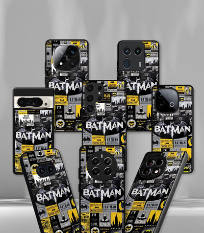 Superhero Collage Premium Glossy PhoneCase