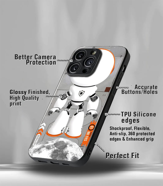 Astronaut in Grey Premium Glossy PhoneCase