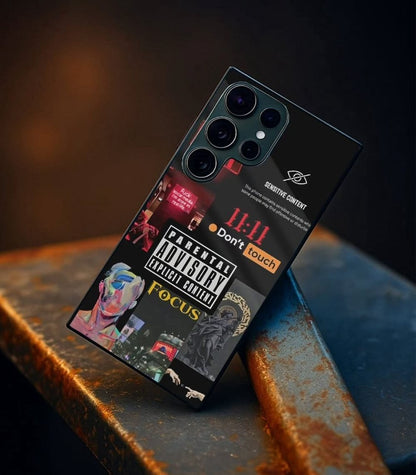 Parental Advisory Cutout Premium Glossy PhoneCase