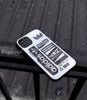 White Cutout Premium Glossy PhoneCase