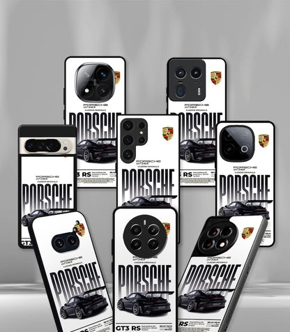 White Porsche Premium Glossy PhoneCase