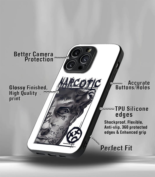 Psych Narcotic Face Premium Glossy PhoneCase