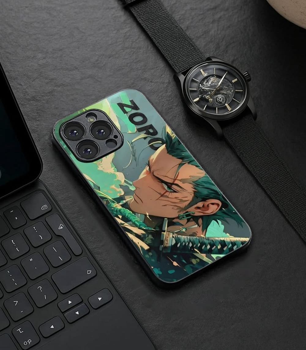 zoro anime premium glossy phonecase