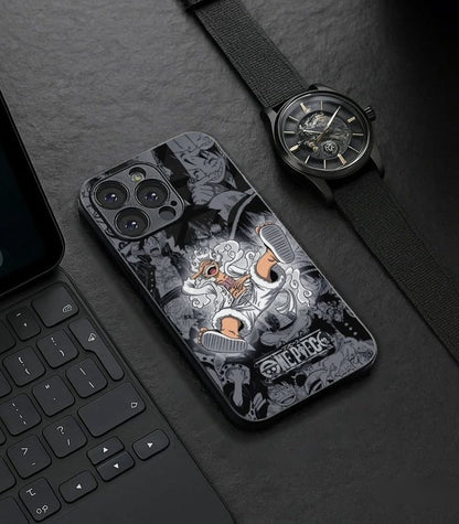 Grey Onepiece Anime Premium Glossy PhoneCase