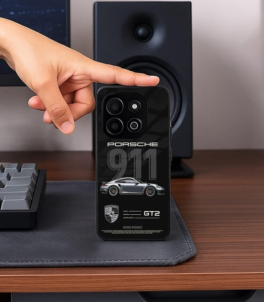 Black Royal 911 Porsche Premium Glossy PhoneCase