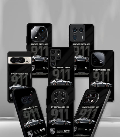 Black Royal 911 Porsche Premium Glossy PhoneCase