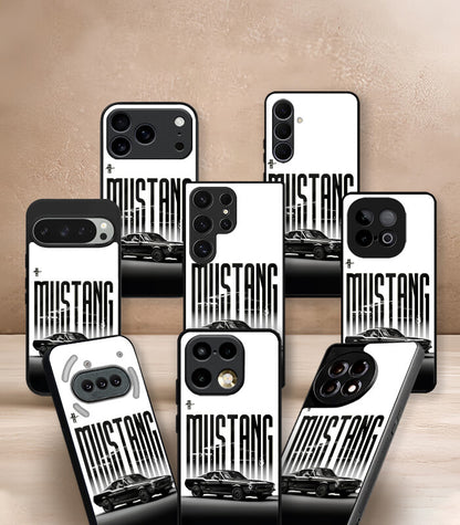 Mustang GT Whitish Caszoid Premium Glossy Phone Case