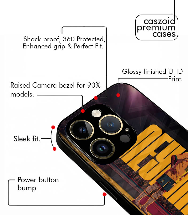 neymar x cbf caszoid premium glossy phone case