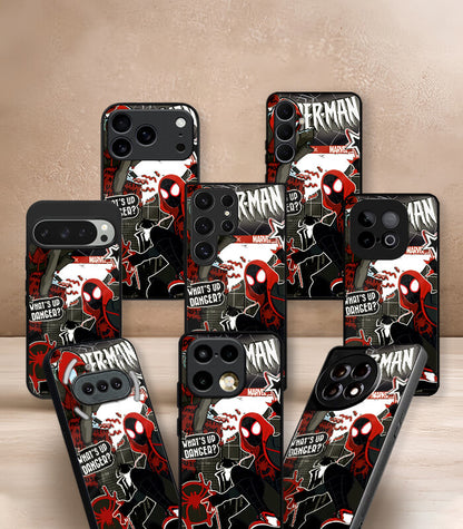 Spidey Collage SuperHero Caszoid Premium Glossy Phone Case