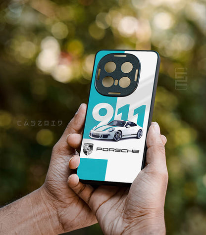 911 Blue & White Caszoid Premium Glossy Phone Case