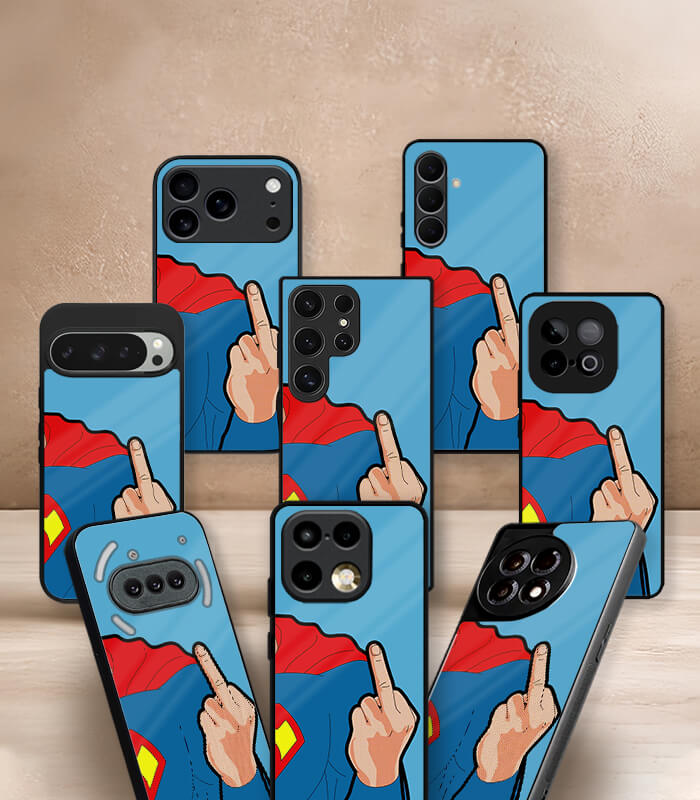 wtf super hero caszoid premium glossy phone case