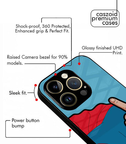 WTF Super Hero Caszoid Premium Glossy Phone Case
