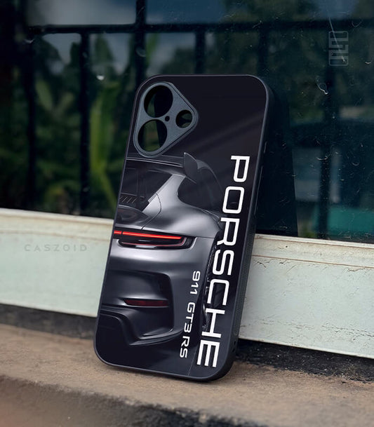Porsche Greyish Super car Caszoid Premium Glossy Phone Case