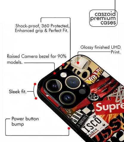 Supreme Collage Caszoid Premium Glossy Phone Case