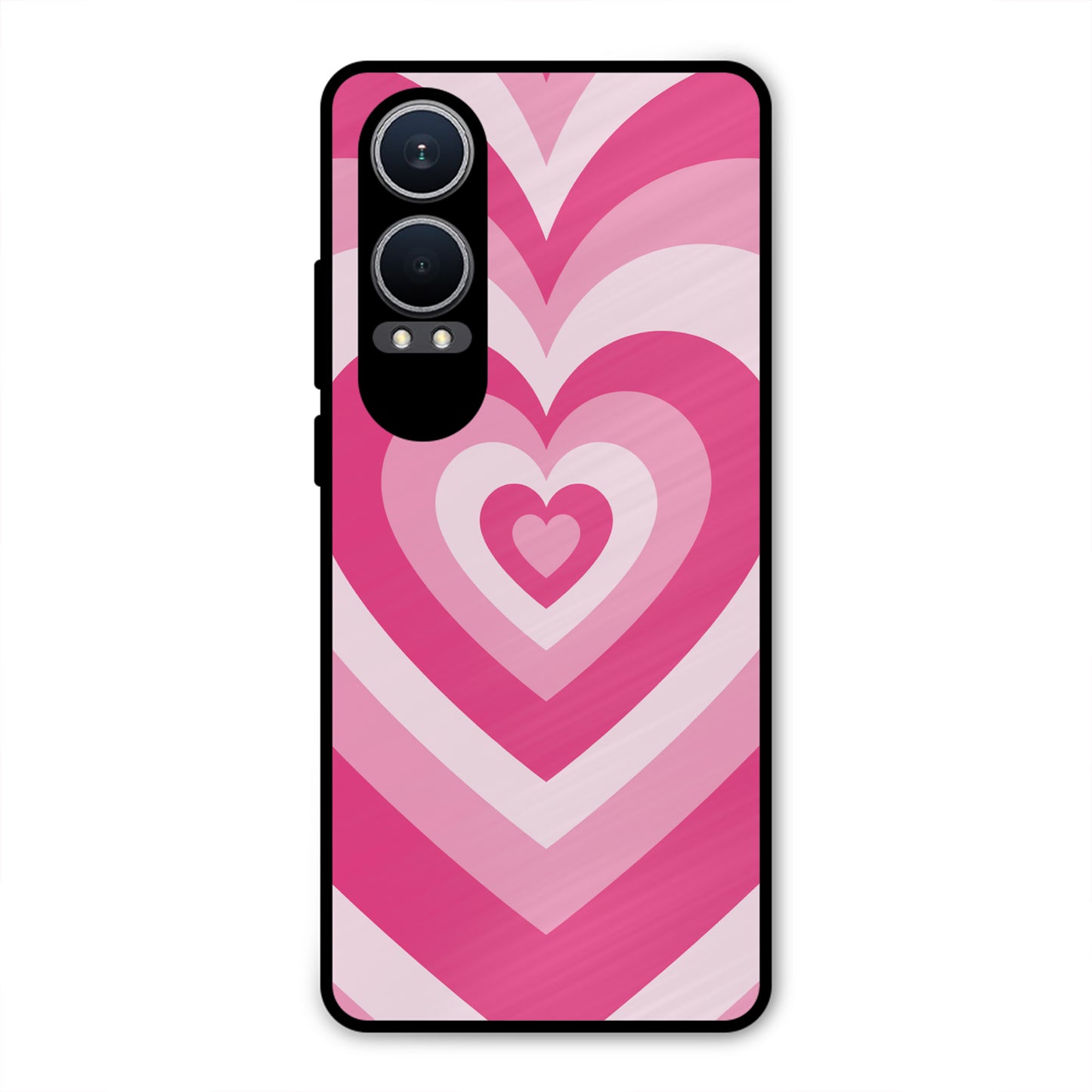 PINK RED HEART Y2K AESTHETIC PREMIUM GLOSSY PHONECASE FOR ONEPLUS NORD CE4 LITE