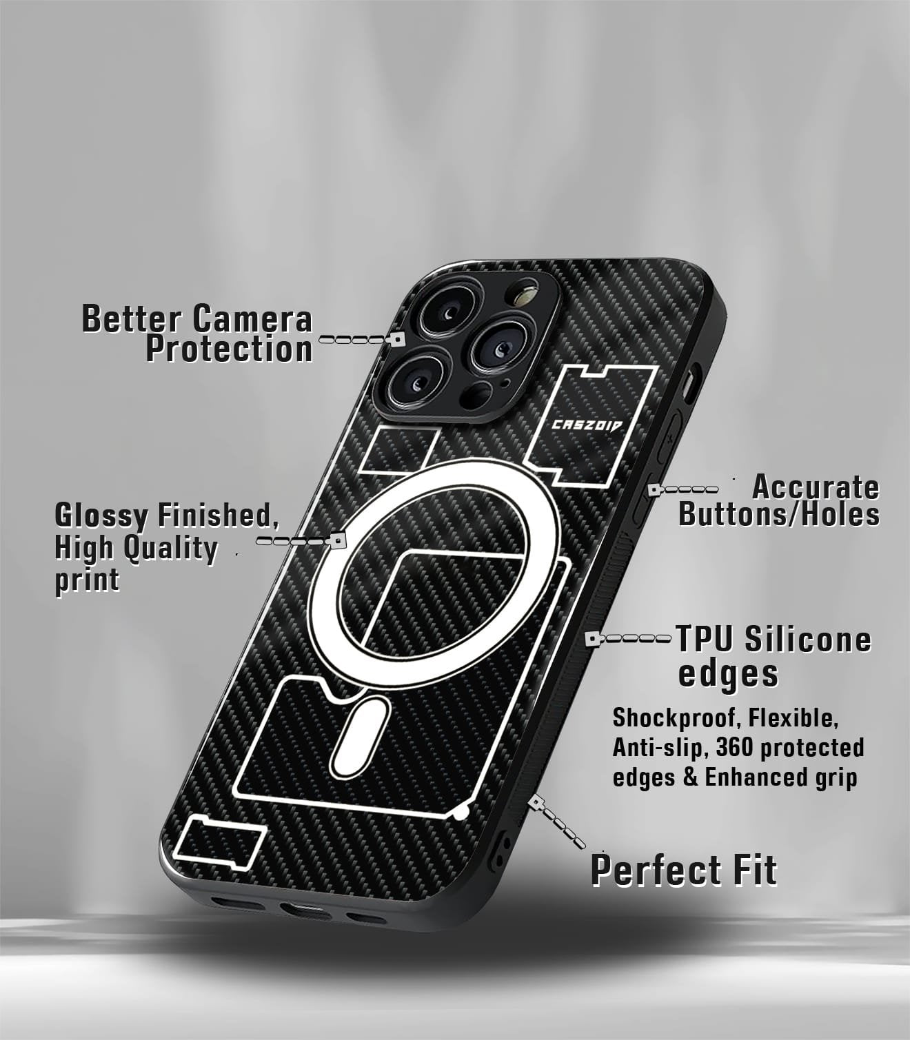 circuit & teardown magsafe printed premium case compatible for all models!