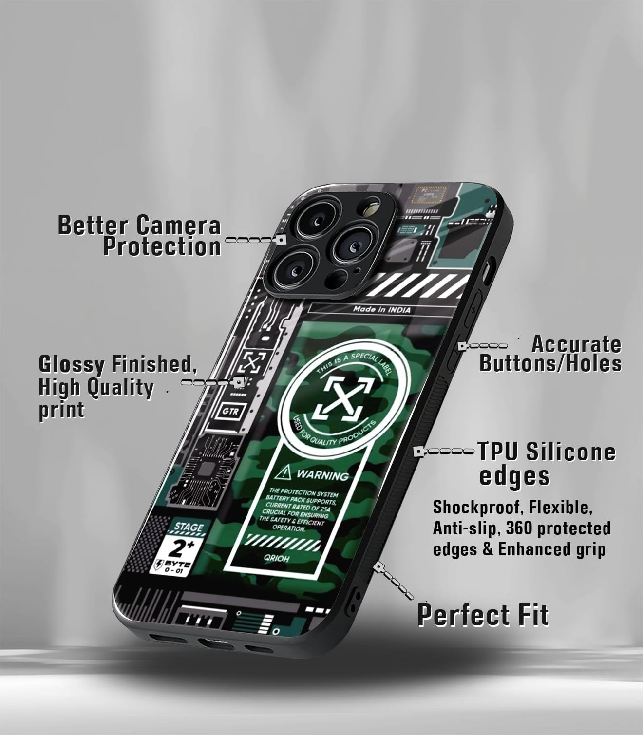 circuit & teardown magsafe printed premium case compatible for all models!