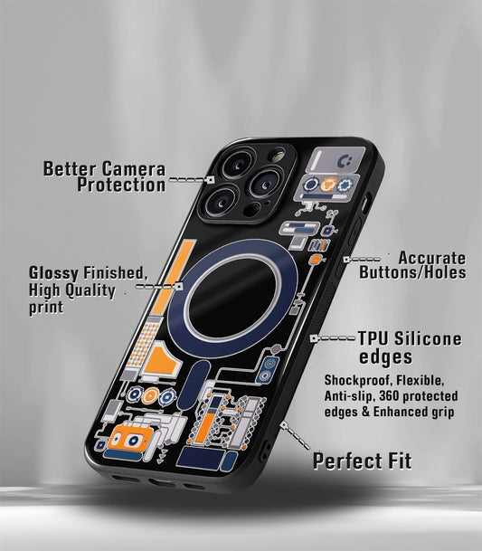 Circuit & Teardown Magsafe printed Premium Case compatible for all models!