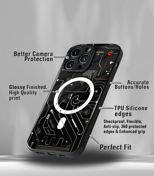 Circuit & Teardown Magsafe printed Premium Case compatible for all models!