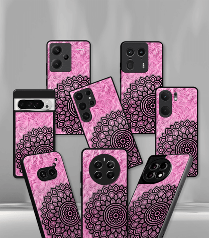 Pink Mandala art Premium Phone Case