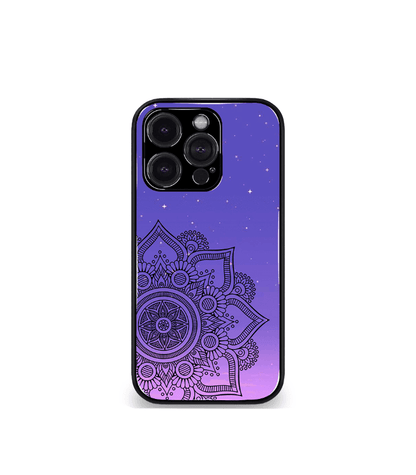 Purple Mandala art Premium Phone Case