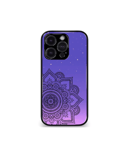 Purple Mandala art Premium Phone Case