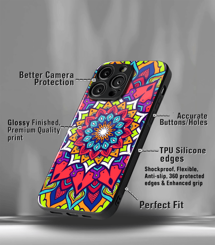 mandala art premium phone case