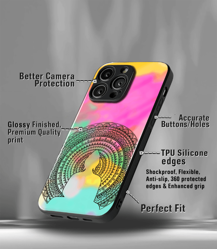 mandala art premium phone case