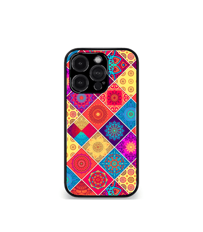 Colorfu Aztec Mandala art Premium Phone Case
