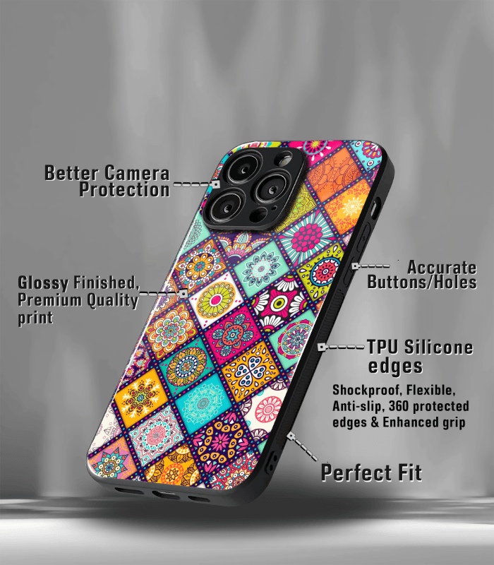 mandala art premium phone case