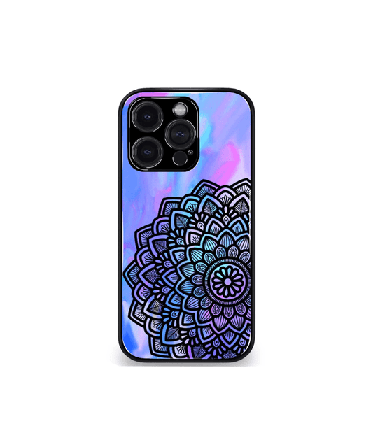 Blue Mandala art Premium Phone Case