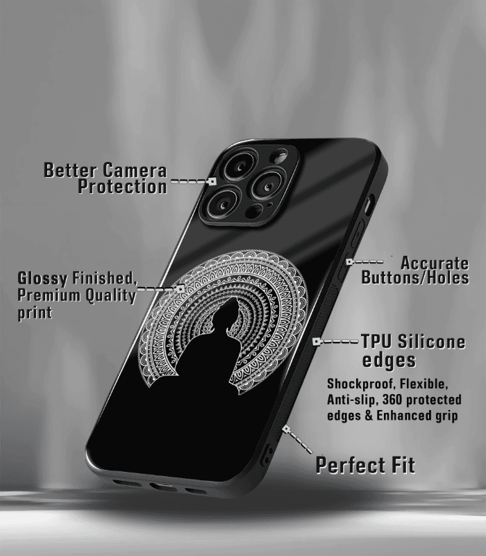 mandala art premium phone case