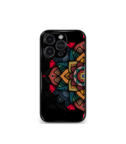 Dark colorful Mandala art Premium Phone Case