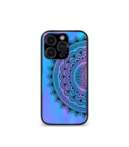 Blue Mandala art Premium Phone Case