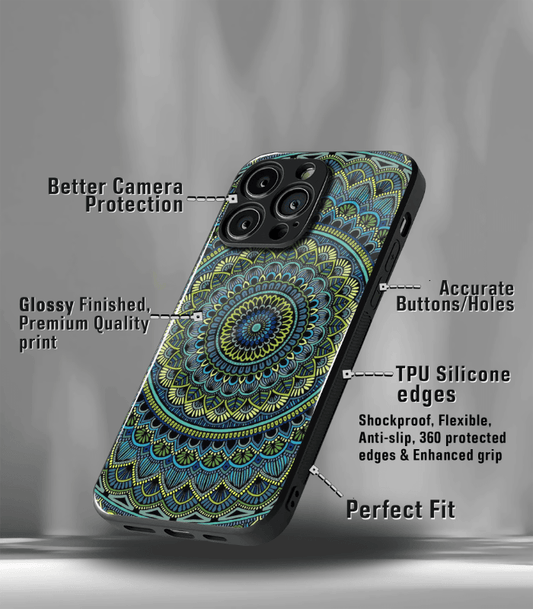 Dark Mandala art Premium Phone Case