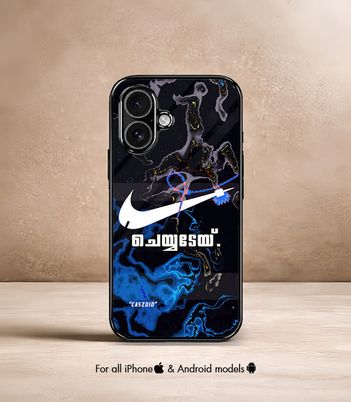cheyyadey x mallu desi brand premium glossy phone case