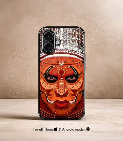 Theyyam Face Art Premium Glossy Phone Case