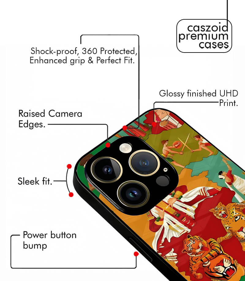 aesthetic mallu malluverse edition premium glossy phone case