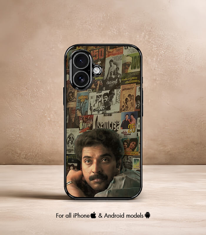vintage mammukka malluverse edition premium glossy phone case