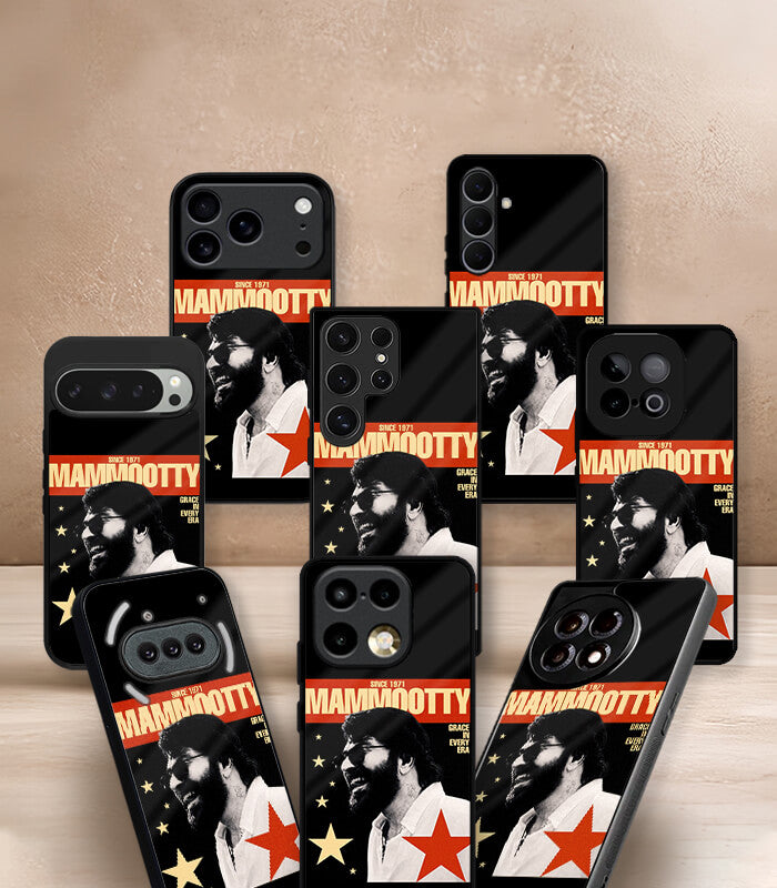 artistic mammukka malluverse edition premium glossy phone case