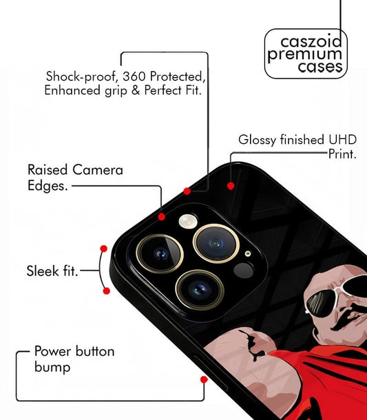 Sfadikam lalettan Artistic Premium Glossy Phone Case
