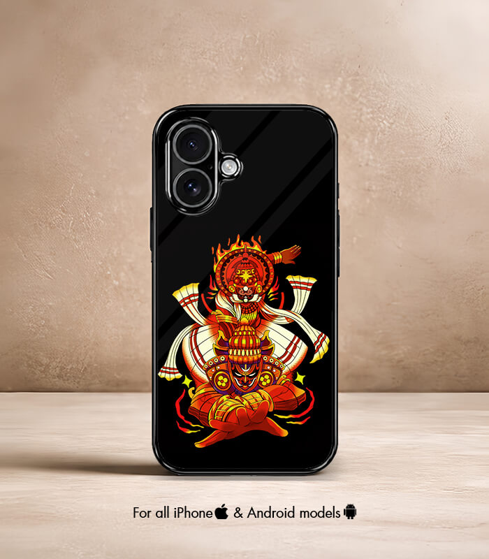 theyyam tradition art premium glossy phone case