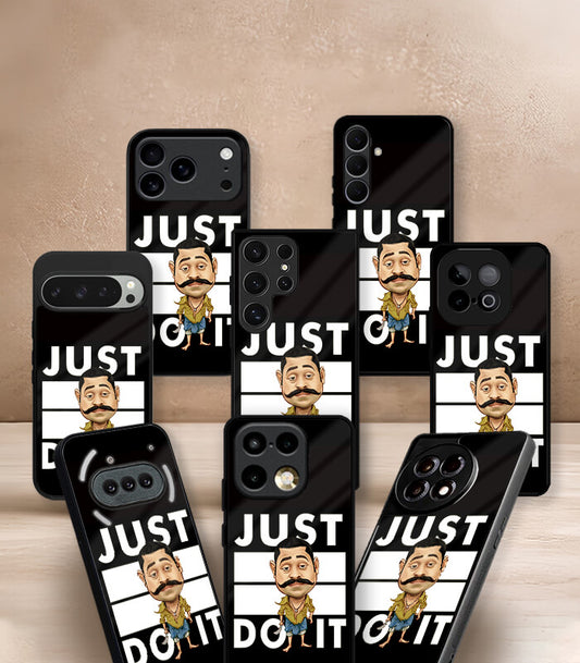 Just Do It Dhashamoolam Malluverse Edition Premium Glossy Phone Case