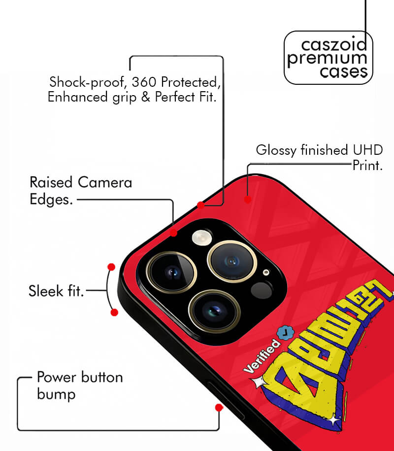 verified malayali malluverse premium glossy phone case