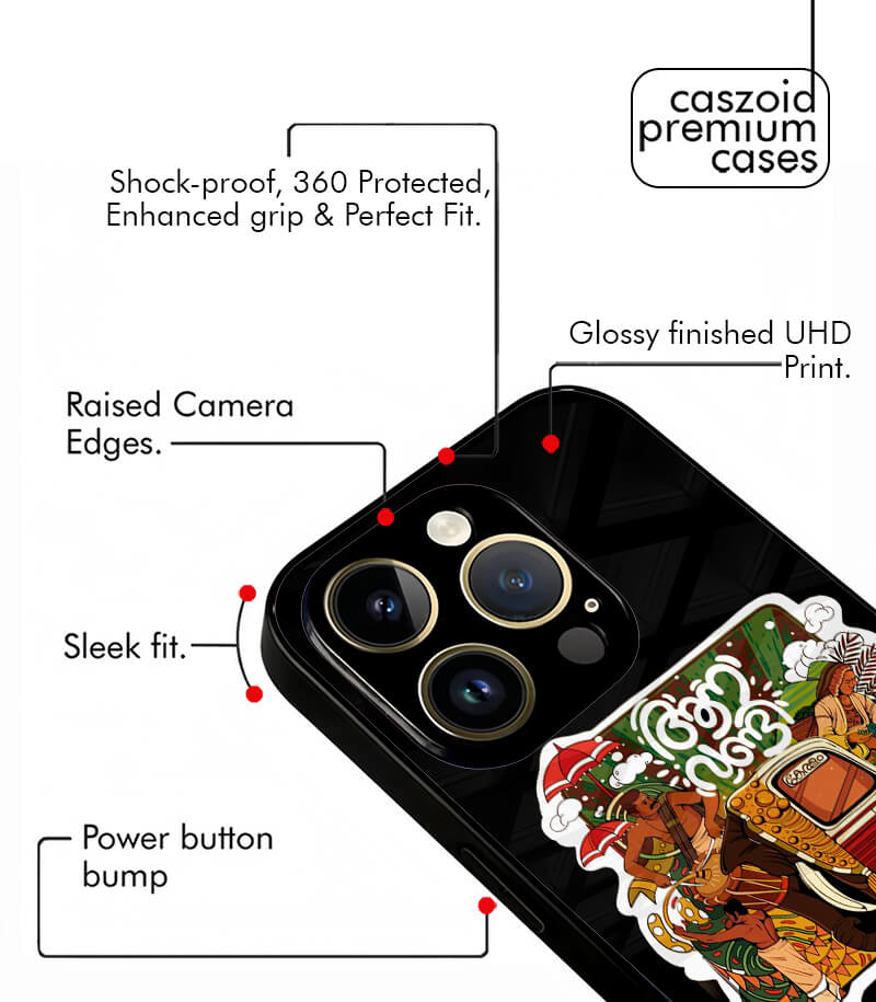 aana vandi x malluverse premium glossy phone case